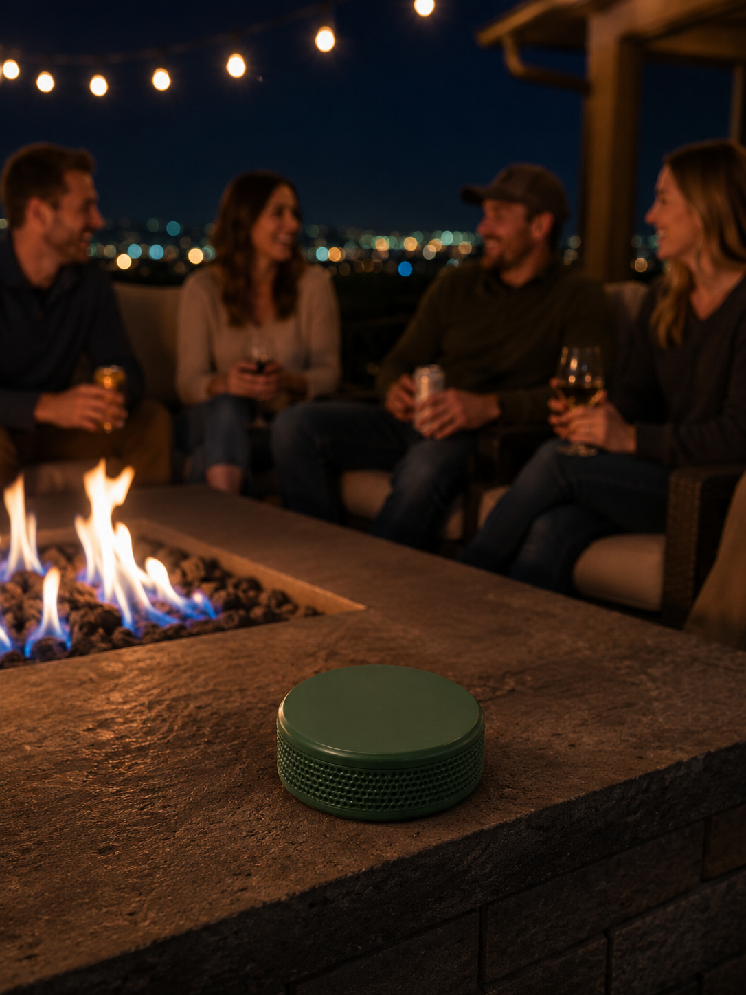 Around the fire